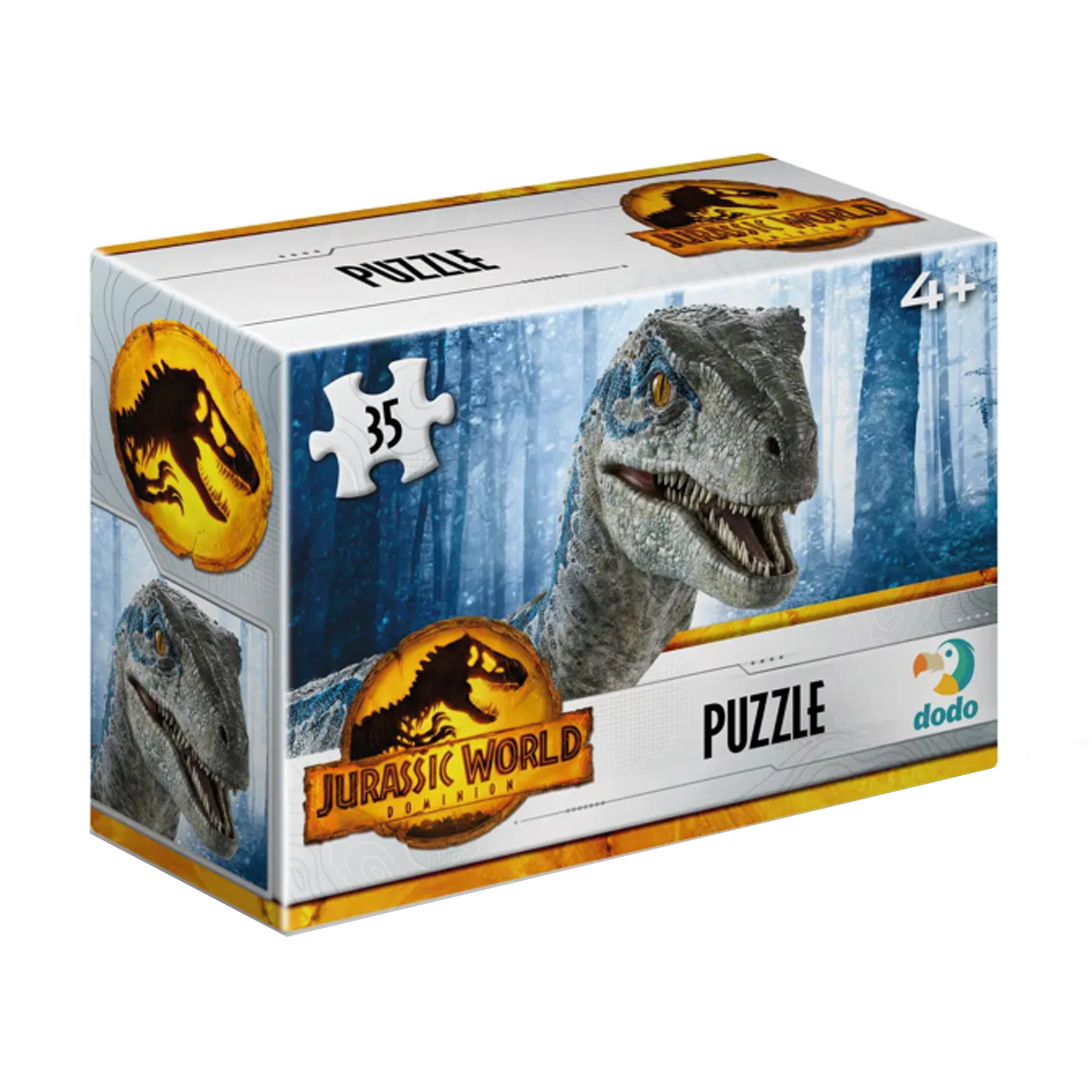 Пазл-міні DoDo Jurassic Park Велоцираптор, 35 елементів, від 4 років (200390)